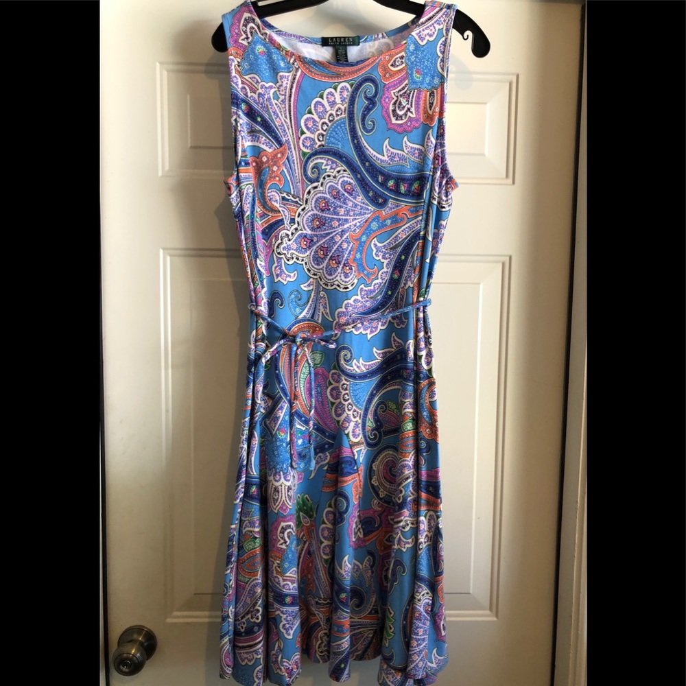 Lauren women’s paisley dress - large